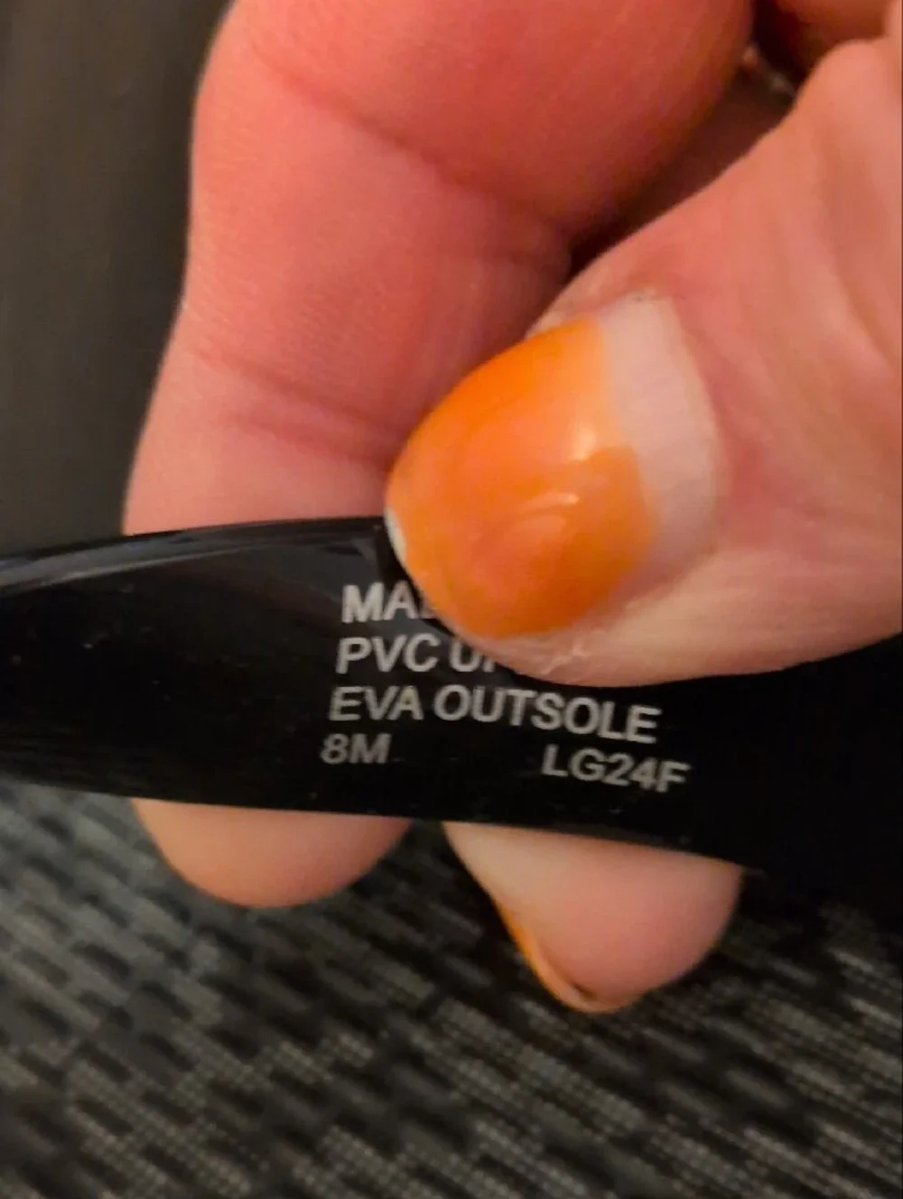 Michael Kors Black Logo Monogram Flip Flops with Silver MK Medallions.